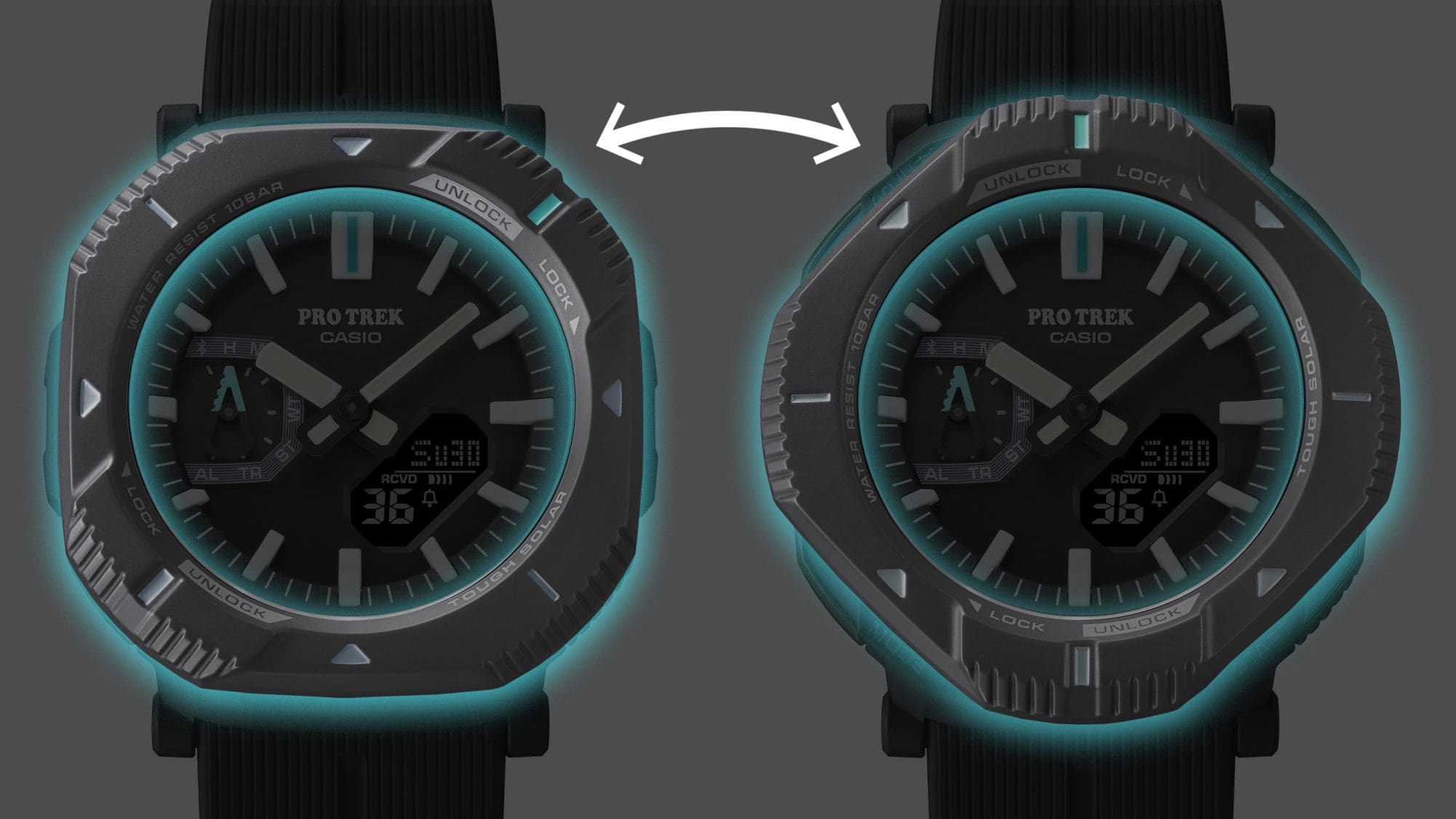 Rotary guard bezel lets you switch things up