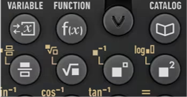 Easy-to-understand icons used for function labels